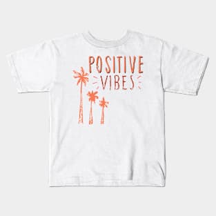 Tropical paradise and positive vibes! Kids T-Shirt